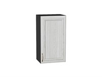 Шкаф верхний с 1-ой дверцей Шале Graphite, White Dreamline, 720, 400 В*Ш*Г 716*400*320, фасад МДФ  White Dreamline, корпус  Graphite ms2510VVT_53758