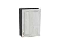 Шкаф верхний с 1-ой дверцей Шале Graphite, White Dreamline, 720, 500 В*Ш*Г 716*500*320, фасад МДФ  White Dreamline, корпус  Graphite ms2510VVT_53760