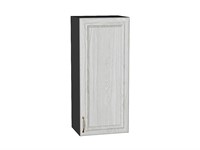 Шкаф верхний с 1-ой дверцей Шале Graphite, White Dreamline, 920, 400 В*Ш*Г 920*400*320, фасад МДФ  White Dreamline, корпус  Graphite ms2510VVT_53763