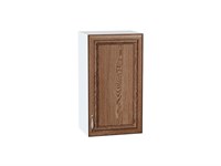 Шкаф верхний с 1-ой дверцей Шале Белый, Brown Dreamline, 720, 400 В*Ш*Г 716*400*320, фасад МДФ  Brown Dreamline, корпус  Белый ms2510VVT_53768