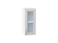 Шкаф верхний с 1-ой остекленной дверцей Шале Белый, White Dreamline, 720, 300 В*Ш*Г 716*300*320, фасад МДФ/Стекло  White Dreamline, корпус  Белый ms2510VVT_53787