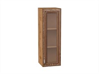 Шкаф верхний с 1-ой остекленной дверцей Шале Дуб Вотан, Brown Dreamline, 920, 300 В*Ш*Г 920*300*320, фасад МДФ/Стекло  Brown Dreamline, корпус  Дуб Вотан ms2510VVT_61319