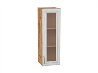 Шкаф верхний с 1-ой остекленной дверцей Шале Дуб Вотан, White Dreamline, 920, 300 В*Ш*Г 920*300*320, фасад МДФ/Стекло  White Dreamline, корпус  Дуб Вотан ms2510VVT_61314