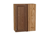 Шкаф верхний прямой угловой Шале Дуб Вотан, Brown Dreamline, 920 В*Ш*Г 920*700*345, фасад МДФ  Brown Dreamline, корпус  Дуб Вотан ms2510VVT_61289
