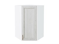 Шкаф верхний угловой Шале Белый, White Dreamline, 920 В*Ш*Г 920*600*600, фасад МДФ  White Dreamline, корпус  Белый ms2510VVT_53860
