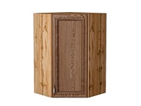 Шкаф верхний угловой Шале Дуб Вотан, Brown Dreamline, 920 В*Ш*Г 920*600*600, фасад МДФ  Brown Dreamline, корпус  Дуб Вотан ms2510VVT_61350