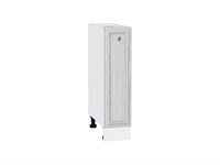 Шкаф нижний с 1-ой дверцей Шале Белый, White Dreamline, 200 В*Ш*Г 816*200*480, фасад МДФ  White Dreamline, корпус  Белый ms2510VVT_66227