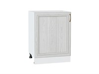 Шкаф нижний с 1-ой дверцей Шале Белый, White Dreamline, 600 В*Ш*Г 816*600*480, фасад МДФ  White Dreamline, корпус  Белый ms2510VVT_53951