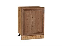 Шкаф нижний с 1-ой дверцей Шале Дуб Вотан, Brown Dreamline, 600 В*Ш*Г 816*600*480, фасад МДФ  Brown Dreamline, корпус  Дуб Вотан ms2510VVT_61372