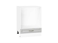 Шкаф нижний под духовку Шале Белый, White Dreamline, 600 В*Ш*Г 816*600*476, фасад МДФ  White Dreamline, корпус  Белый ms2510VVT_53875