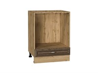 Шкаф нижний под духовку Шале Дуб Вотан, Brown Dreamline, 600 В*Ш*Г 816*600*476, фасад МДФ  Brown Dreamline, корпус  Дуб Вотан ms2510VVT_61352