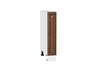 Шкаф нижний бутылочница Шале Белый, Brown Dreamline, 150 В*Ш*Г 816*150*480, фасад МДФ  Brown Dreamline, корпус  Белый ms2510VVT_53871