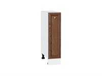 Шкаф нижний бутылочница Шале Белый, Brown Dreamline, 200 В*Ш*Г 816*200*480, фасад МДФ  Brown Dreamline, корпус  Белый ms2510VVT_53872