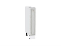 Шкаф нижний бутылочница Шале Белый, White Dreamline, 150 В*Ш*Г 816*150*480, фасад МДФ  White Dreamline, корпус  Белый ms2510VVT_53867