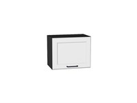 Шкаф верхний горизонтальный Барселона Graphite, Белый, 450 В*Ш*Г 358*450*324, фасад МДФ  Белый, корпус  Graphite ms2510VVT_74150