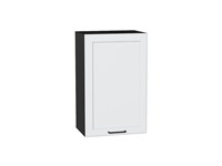 Шкаф верхний с 1-ой дверцей Барселона Graphite, Белый, 720, 450 В*Ш*Г 716*450*324, фасад МДФ  Белый, корпус  Graphite ms2510VVT_52999