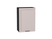 Шкаф верхний с 1-ой дверцей Барселона Graphite, Кашемир, 720, 500 В*Ш*Г 716*500*324, фасад МДФ  Кашемир, корпус  Graphite ms2510VVT_53020