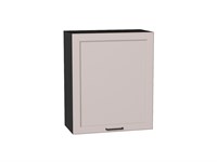 Шкаф верхний с 1-ой дверцей Барселона Graphite, Кашемир, 720, 600 В*Ш*Г 716*600*324, фасад МДФ  Кашемир, корпус  Graphite ms2510VVT_53021