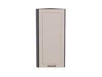 Шкаф верхний торцевой Барселона Graphite, Кашемир, 920 В*Ш*Г 920*300*310, фасад МДФ  Кашемир, корпус  Graphite ms2510VVT_53187