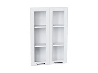 Комплект фасадов Барселона со стеклом для каркаса Ф-45Н В609 Белый В*Ш*Г 916*592*22, фасад МДФ/Стекло  Белый ms2510VVT_078-7192 (52815)