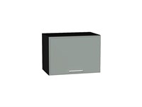 Шкаф верхний горизонтальный Квадро Graphite, Аквамарин, 360, 500 В*Ш*Г 358*500*321, фасад МДФ  Аквамарин, корпус  Graphite ms2510VVT_72910