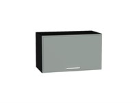 Шкаф верхний горизонтальный Квадро Graphite, Аквамарин, 360, 600 В*Ш*Г 358*600*321, фасад МДФ  Аквамарин, корпус  Graphite ms2510VVT_72911