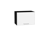Шкаф верхний горизонтальный Квадро Graphite, Белый, 360, 500 В*Ш*Г 358*500*321, фасад МДФ  Белый, корпус  Graphite ms2510VVT_72898