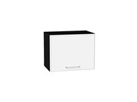 Шкаф верхний горизонтальный Квадро Graphite, Белый, 450 В*Ш*Г 358*450*321, фасад МДФ  Белый, корпус  Graphite ms2510VVT_74908