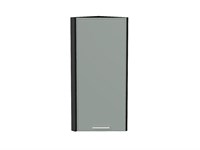 Шкаф верхний торцевой Квадро Graphite, Аквамарин, 920 В*Ш*Г 920*300*307, фасад МДФ  Аквамарин, корпус  Graphite ms2510VVT_73215
