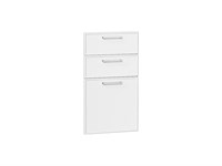 Комплект фасадов Квадро для каркаса Ф-23 Н403 В*Ш*Г 702*396*19, фасад МДФ  Белый ms2510VVT_078-8899 (72443)