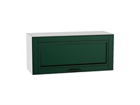 Шкаф верхний горизонтальный Дублин Белый, Special Green, 360, 800 В*Ш*Г 358*800*318, фасад МДФ  Special Green, корпус  Белый ms2510VVT_72837