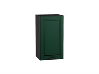 Шкаф верхний с 1-ой дверцей Дублин Graphite, Special Green, 720, 400 В*Ш*Г 716*400*318, фасад МДФ  Special Green, корпус  Graphite ms2510VVT_73009