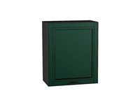 Шкаф верхний с 1-ой дверцей Дублин Graphite, Special Green, 720, 600 В*Ш*Г 716*600*318, фасад МДФ  Special Green, корпус  Graphite ms2510VVT_73012
