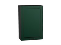 Шкаф верхний с 1-ой дверцей Дублин Graphite, Special Green, 920, 600 В*Ш*Г 920*600*318, фасад МДФ  Special Green, корпус  Graphite ms2510VVT_73018