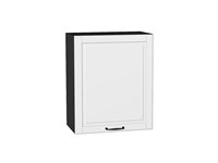 Шкаф верхний с 1-ой дверцей Дублин Graphite, Special White, 720, 600 В*Ш*Г 716*600*318, фасад МДФ  Special White, корпус  Graphite ms2510VVT_73000