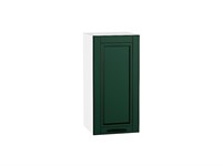 Шкаф верхний с 1-ой дверцей Дублин Белый, Special Green, 720, 350 В*Ш*Г 716*350*318, фасад МДФ  Special Green, корпус  Белый ms2510VVT_72960