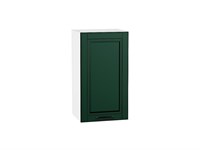 Шкаф верхний с 1-ой дверцей Дублин Белый, Special Green, 720, 400 В*Ш*Г 716*400*318, фасад МДФ  Special Green, корпус  Белый ms2510VVT_72961
