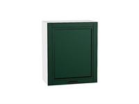 Шкаф верхний с 1-ой дверцей Дублин Белый, Special Green, 720, 600 В*Ш*Г 716*600*318, фасад МДФ  Special Green, корпус  Белый ms2510VVT_72964
