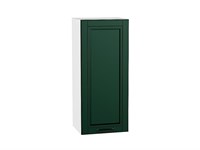 Шкаф верхний с 1-ой дверцей Дублин Белый, Special Green, 920, 400 В*Ш*Г 920*400*318, фасад МДФ  Special Green, корпус  Белый ms2510VVT_72970