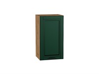 Шкаф верхний с 1-ой дверцей Дублин Дуб Вотан, Special Green, 720, 400 В*Ш*Г 716*400*318, фасад МДФ  Special Green, корпус  Дуб Вотан ms2510VVT_72985