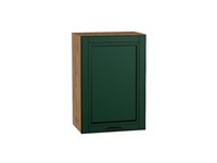 Шкаф верхний с 1-ой дверцей Дублин Дуб Вотан, Special Green, 720, 500 В*Ш*Г 716*500*318, фасад МДФ  Special Green, корпус  Дуб Вотан ms2510VVT_72987
