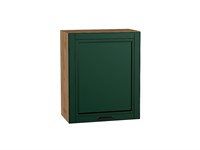 Шкаф верхний с 1-ой дверцей Дублин Дуб Вотан, Special Green, 720, 600 В*Ш*Г 716*600*318, фасад МДФ  Special Green, корпус  Дуб Вотан ms2510VVT_72988