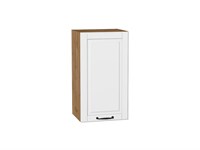 Шкаф верхний с 1-ой дверцей Дублин Дуб Вотан, Special White, 720, 400 В*Ш*Г 716*400*318, фасад МДФ  Special White, корпус  Дуб Вотан ms2510VVT_72973