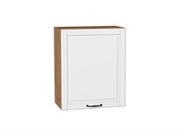 Шкаф верхний с 1-ой дверцей Дублин Дуб Вотан, Special White, 720, 600 В*Ш*Г 716*600*318, фасад МДФ  Special White, корпус  Дуб Вотан ms2510VVT_72976