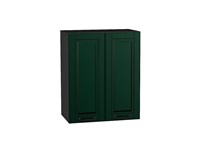 Шкаф верхний с 2-мя дверцами Дублин Graphite, Special Green, 720, 600 В*Ш*Г 716*600*318, фасад МДФ  Special Green, корпус  Graphite ms2510VVT_73147