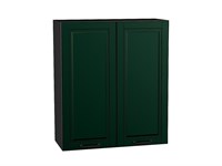 Шкаф верхний с 2-мя дверцами Дублин Graphite, Special Green, 920, 800 В*Ш*Г 920*800*318, фасад МДФ  Special Green, корпус  Graphite ms2510VVT_73150