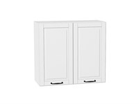 Шкаф верхний с 2-мя дверцами Дублин Белый, Special White, 720, 800 В*Ш*Г 716*800*318, фасад МДФ  Special White, корпус  Белый ms2510VVT_73128