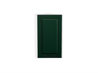 Шкаф верхний торцевой Дублин Белый, Special Green, 720 В*Ш*Г 716*300*304, фасад МДФ  Special Green, корпус  Белый ms2510VVT_73189