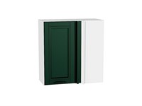 Шкаф верхний прямой угловой Дублин Белый, Special Green, 720 В*Ш*Г 716*700*345, фасад МДФ  Special Green, корпус  Белый ms2510VVT_72918