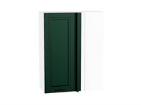Шкаф верхний прямой угловой Дублин Белый, Special Green, 920 В*Ш*Г 920*700*345, фасад МДФ  Special Green, корпус  Белый ms2510VVT_72919